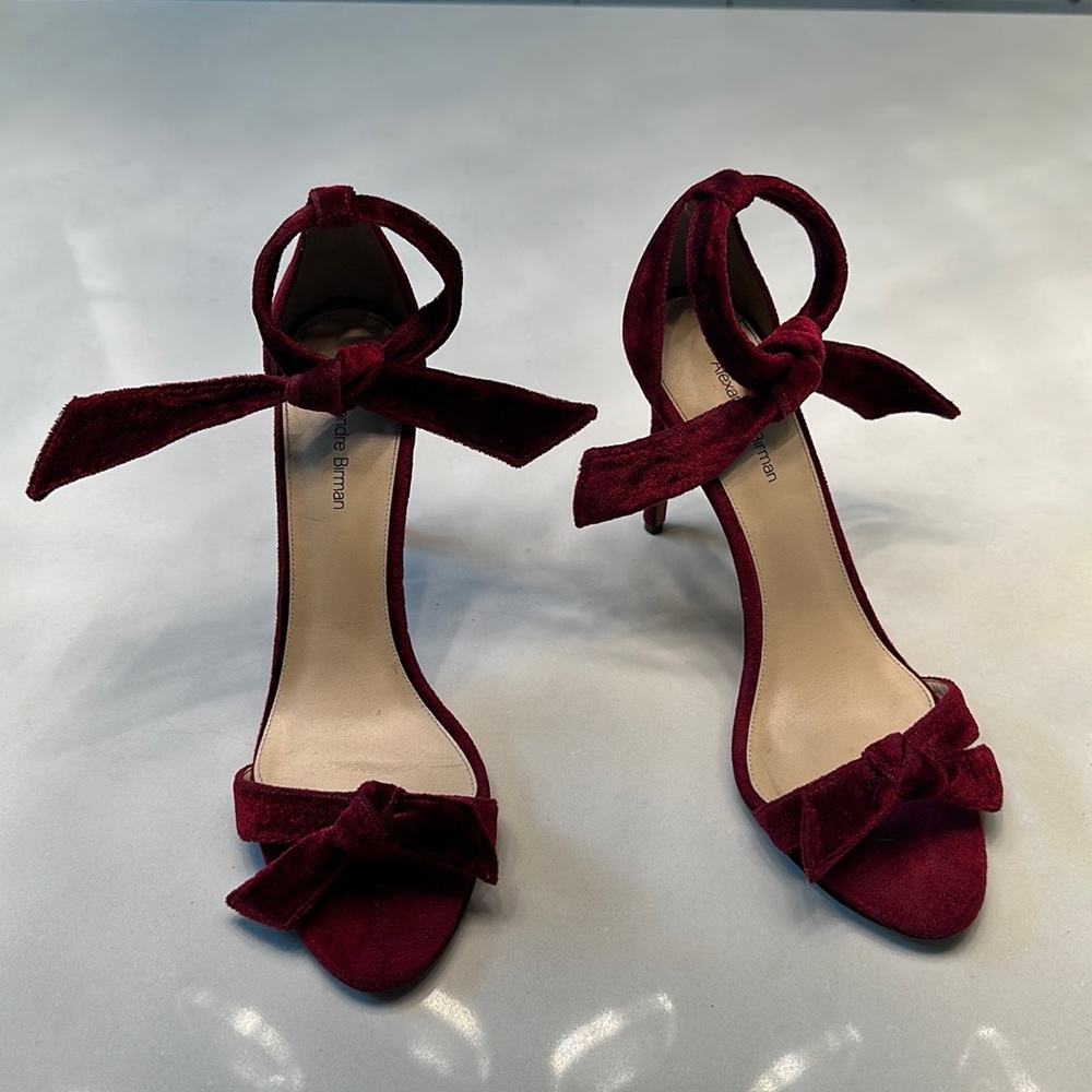 Alexandre Birman “Clarita” Velvet Sandals